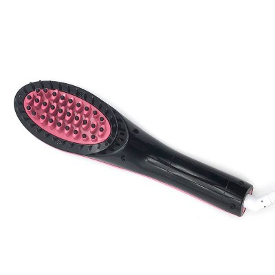 Professional Head Massage Silicone Electric Straightening Hair Brush Comb