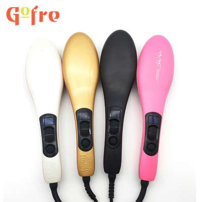 Cheap Cute Black In Stock Electric Fast Hair Straightener Brush